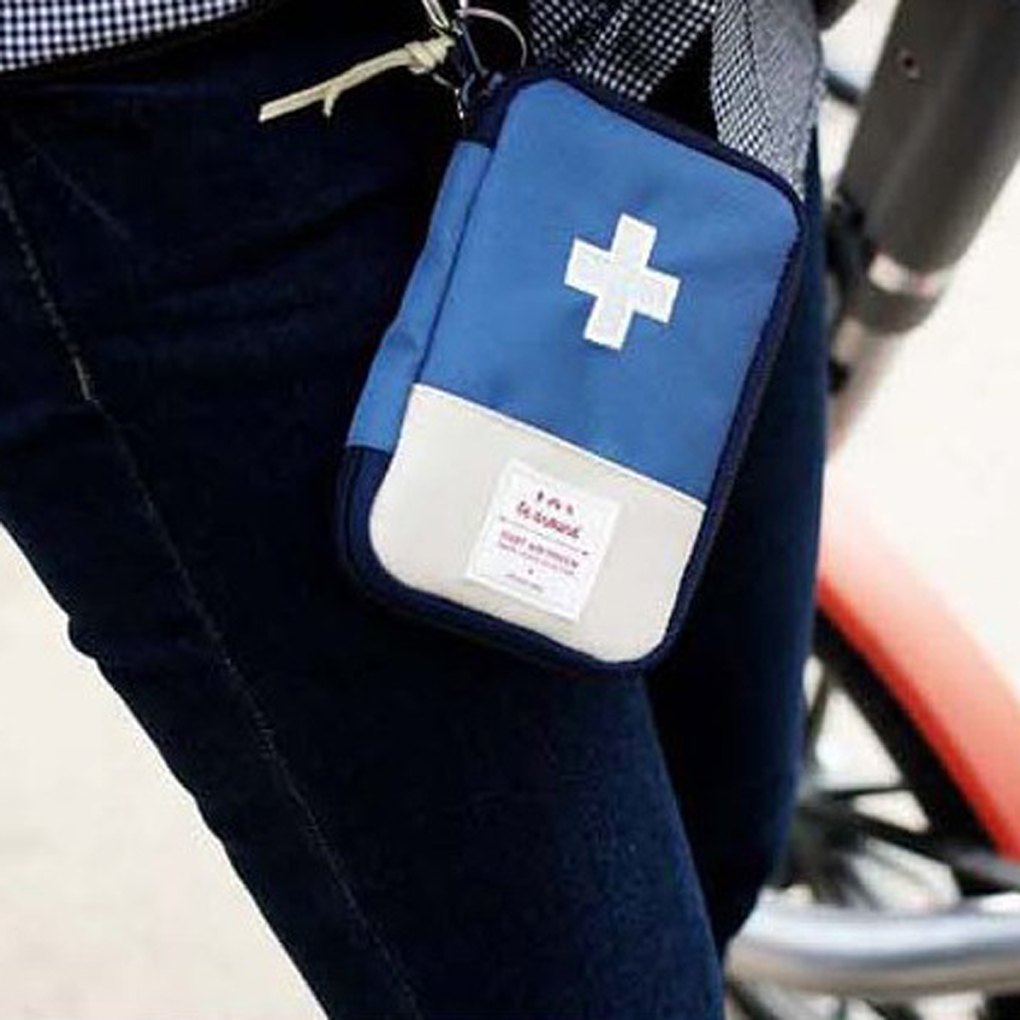 Cute Mini Portable Medicine Bag First Aid Kit Medical Emergency Kits Organizer Outdoor Household Medicine Pill Storage Bag