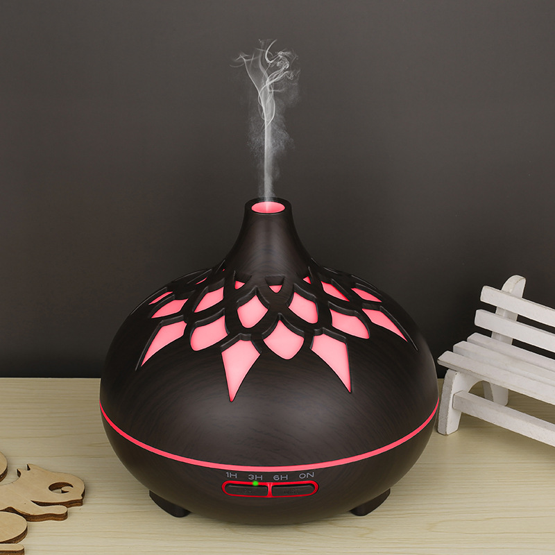 500ML Aroma Diffuser Air Humidifier Essential Oil Diffusers Ultrasound Colorful Night Lights For Home Office