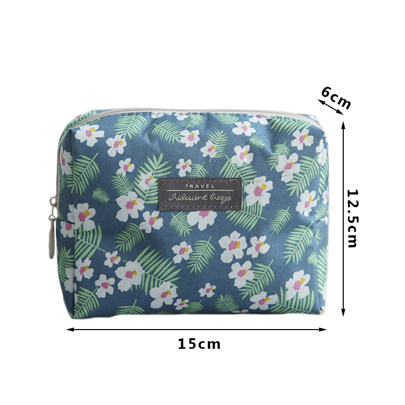 Mini Women Cosmetic Bag Outdoor Girl Makeup Bags Waterproof Storage Make Up Cases Lipstick Sanitary Pads Toiletry Pouch Portable