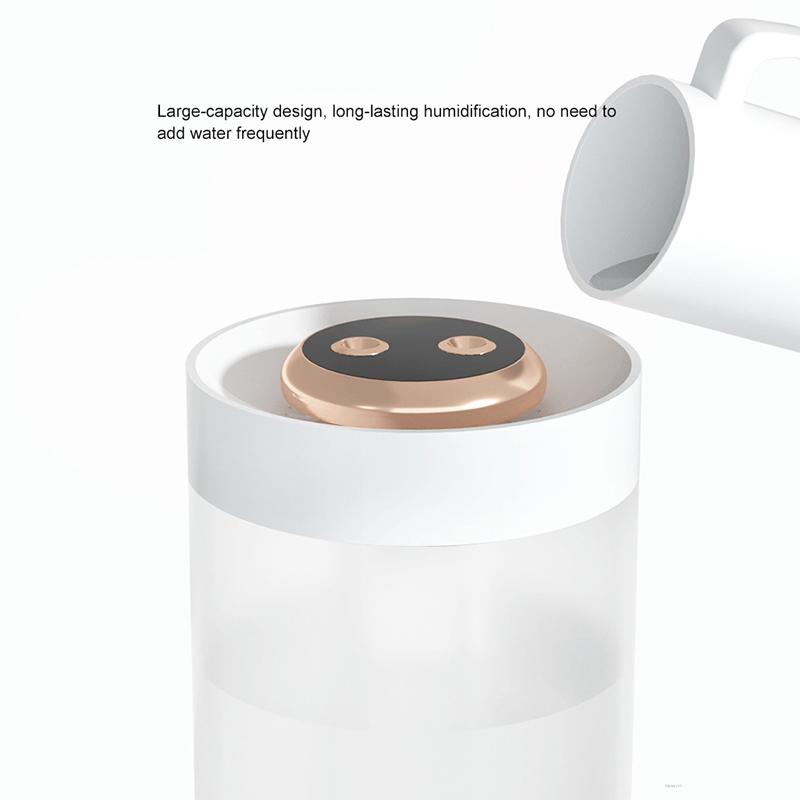 4200ML Air Humidifier Double-spray Diffuser Essential Oils Aroma Purifier Ultrasonic Mist Maker Fogger For Home With LED Light