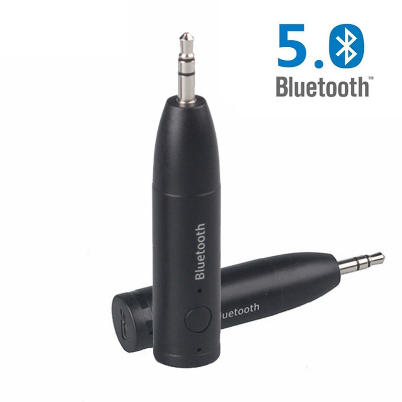 Wireless Bluetooth 5.0 Car AUX Audio Receiver Adapter 3.5mm Jack Handsfree Stereo Transmitter Adapter For Car Headphone Speaker