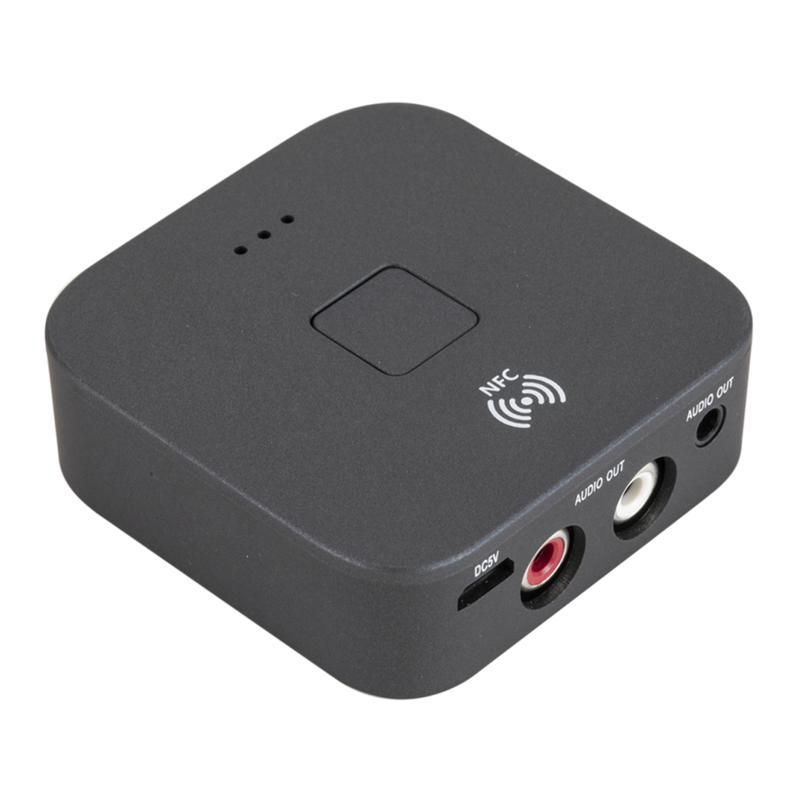 Bluetooth 5.0 RCA Audio Receiver AptX Le 3.5mm AUX Jack Music Wireless Bluetooth Adapter With NFC for Car TV Computer Speakers