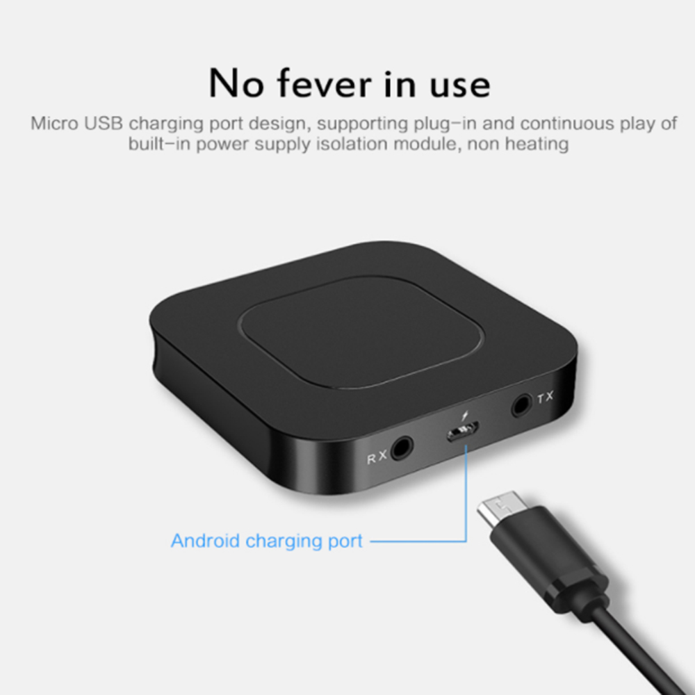 Bluetooth-compatible 5,0 Receiver Transmitter Audio Music Stereo Wireless Adapter USB 3,5 MM AUX Jack For loudspeaker TV Auto PC