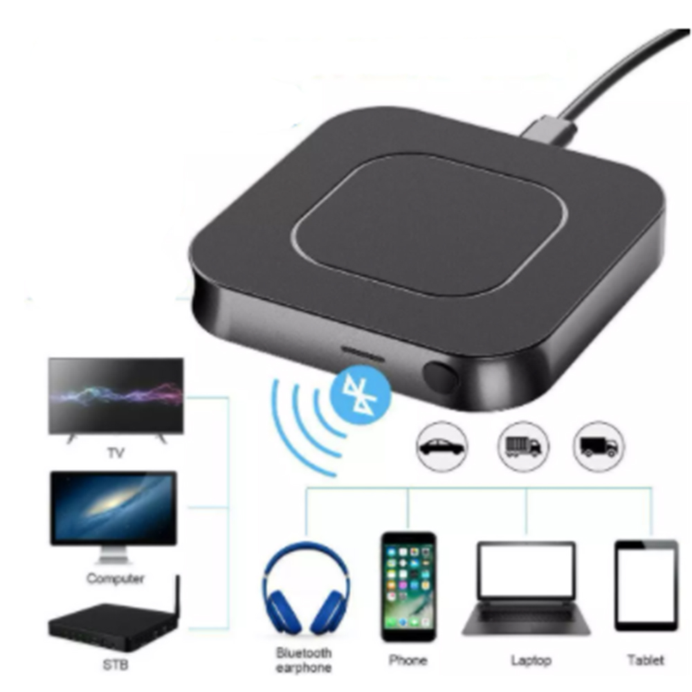 Bluetooth-compatible 5,0 Receiver Transmitter Audio Music Stereo Wireless Adapter USB 3,5 MM AUX Jack For loudspeaker TV Auto PC