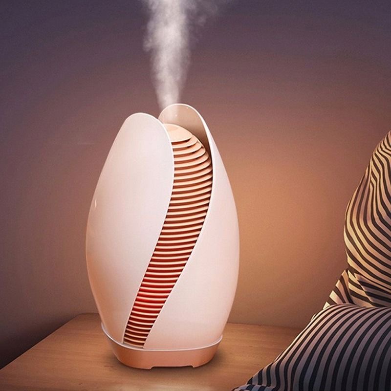 Beautiful Flower Bud Aroma Diffuser Humidifier Ultrasonic Mute Aromatherapy Essential Oil Diffuser Warm Night Light Mist Maker