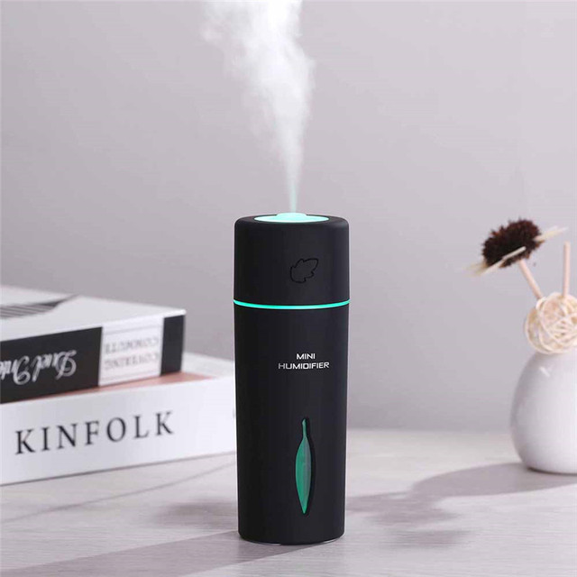 Mini Air Humidifier Colorful Night Light Aroma Essential Oil Diffuser Humidifier Car Mist Maker Air Cooling Humidifiers for Home