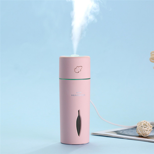 Mini Air Humidifier Colorful Night Light Aroma Essential Oil Diffuser Humidifier Car Mist Maker Air Cooling Humidifiers for Home