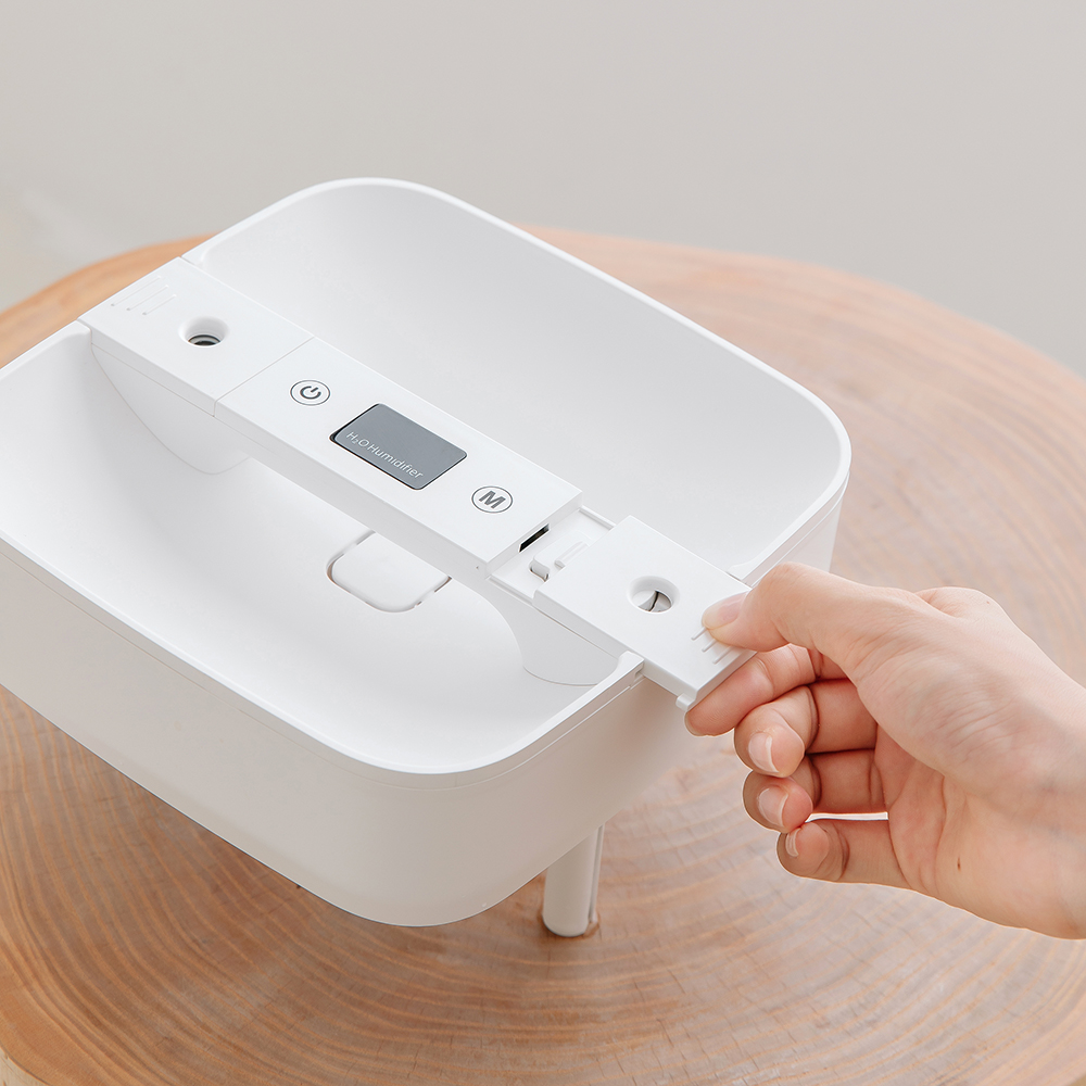 Portable 2.5L Wireless Ultrasonic Air Humidifier Intelligent LED Adjustable Touch Screen USB Fogger Mist Maker  for Home