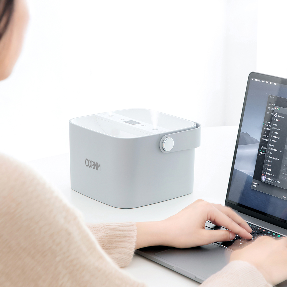 Portable 2.5L Wireless Ultrasonic Air Humidifier Intelligent LED Adjustable Touch Screen USB Fogger Mist Maker  for Home