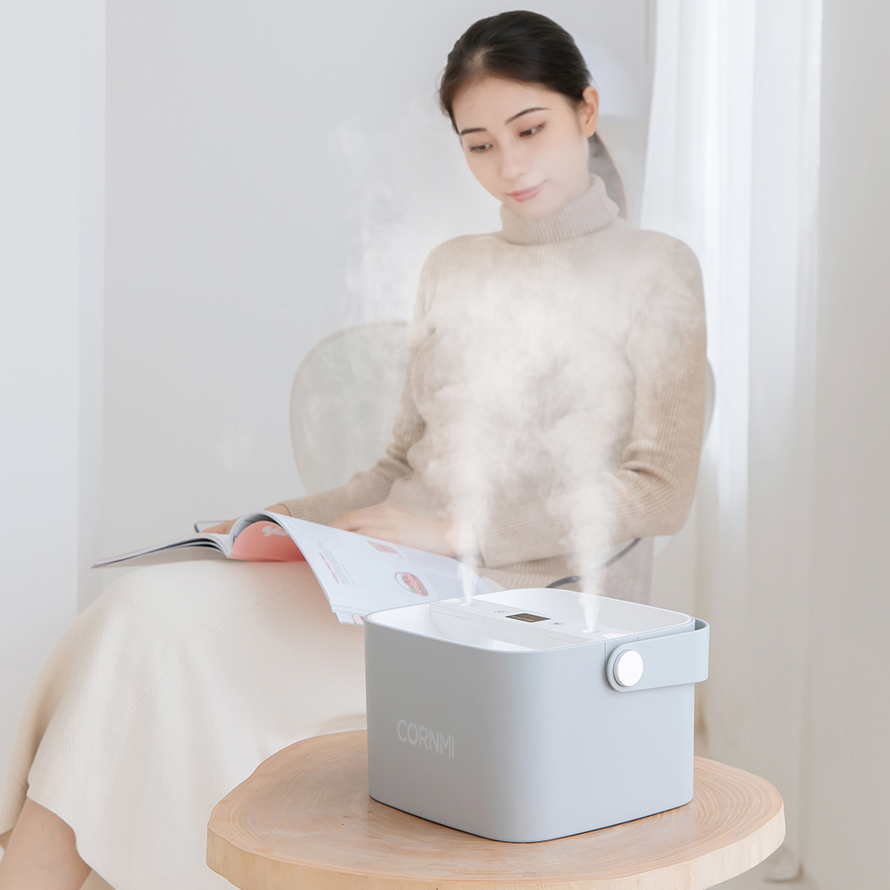 Portable 2.5L Wireless Ultrasonic Air Humidifier Intelligent LED Adjustable Touch Screen USB Fogger Mist Maker  for Home