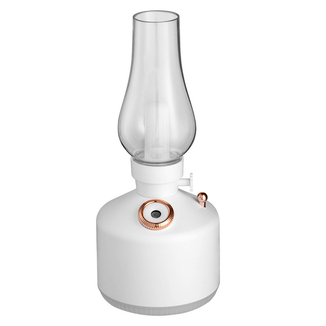USB Aroma Diffuser Wireless Retro Lamp Air Humidifier 1200mAh Battery Rechargeable Essential Oil Cool Mist For Christmas Gift