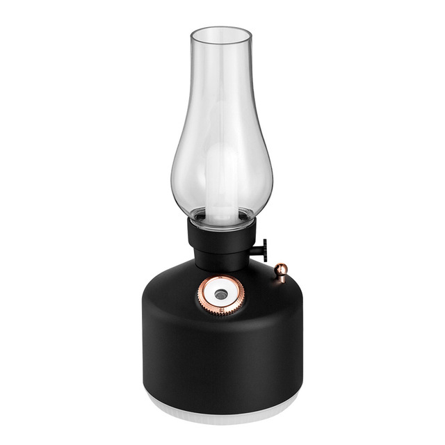 USB Aroma Diffuser Wireless Retro Lamp Air Humidifier 1200mAh Battery Rechargeable Essential Oil Cool Mist For Christmas Gift