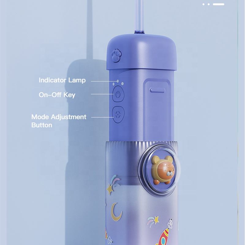 Mini Kid Electric Oral Irrigator Portable Cordless Dental Flosser Teeth Cleaning Oral Care Appliance Children Water Flosser