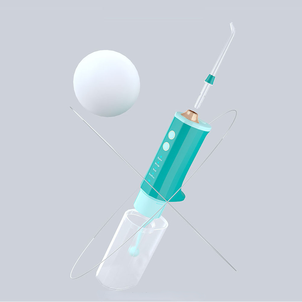 Professional Oral Irrigator USB Rechargeable 200ml Jet IPX7 Waterproof Electric Water Flosser Portable Dental Spray Cordless