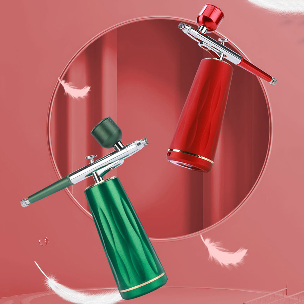 Facial Airbrush Water Oxygen Injector Machine Compressor Nano Fog Mist Sprayer Makeup Infusion Apparatus Cake Nail Art Spray Gun