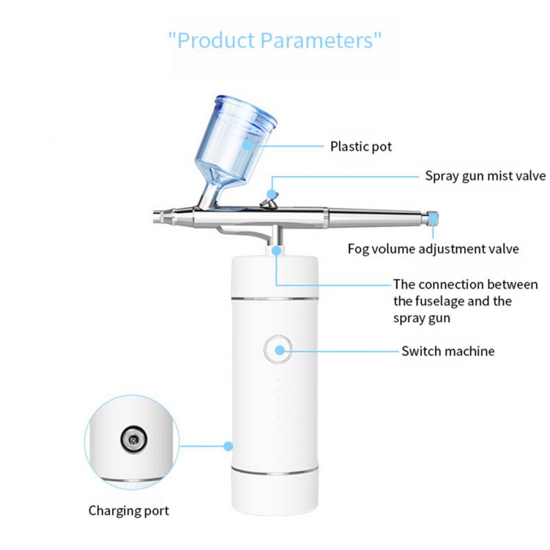 Oxygen Injection Device Spray Handheld High-Pressure Water Replenishment Instrument Facial Cleansing Moisturizing Humidifier