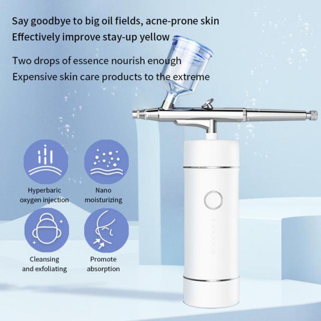 Oxygen Injection Device Spray Handheld High-Pressure Water Replenishment Instrument Facial Cleansing Moisturizing Humidifier