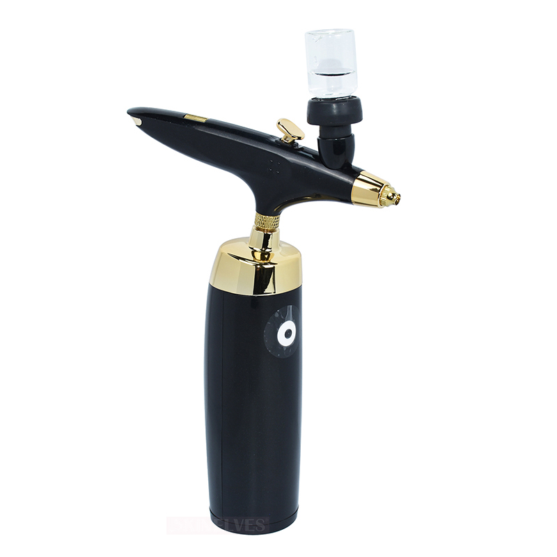 Portable Airbrush With Compressor Oxygen Injection Instrument Kit Rechargeable Wireless Facial Spray Gun for Makeup