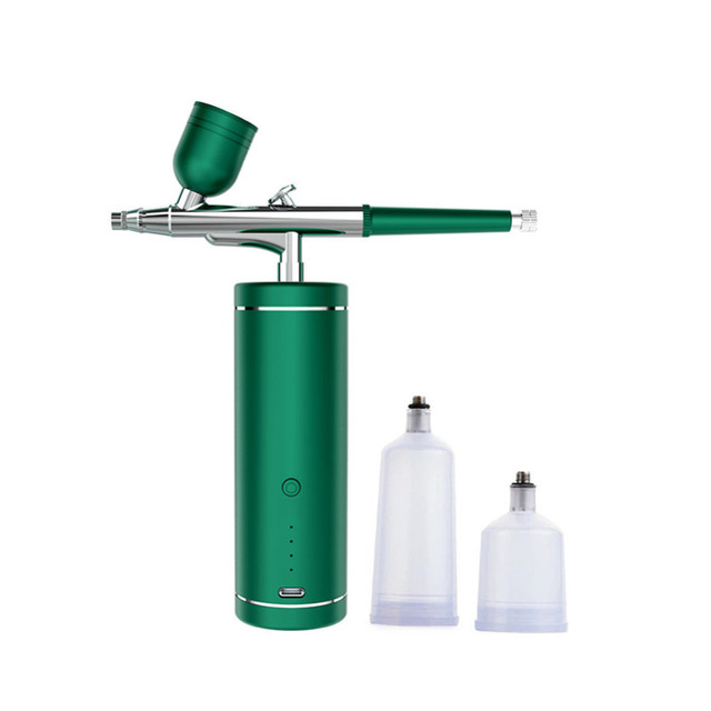 0.3mm Water Oxygen Facial Machine Airbrush Mini Air Compressor Gun for Painting Tattoo Makeup Spray Face Steam Beauty Apparatus