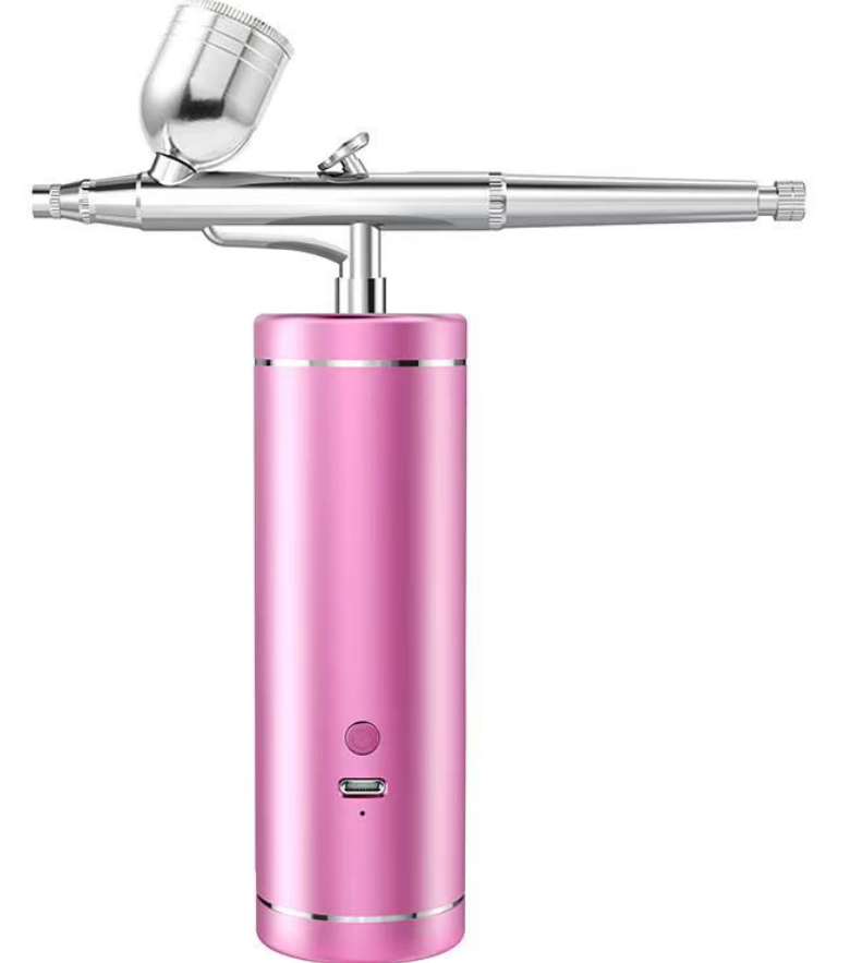 0.3mm Water Oxygen Facial Machine Airbrush Mini Air Compressor Gun for Painting Tattoo Makeup Spray Face Steam Beauty Apparatus
