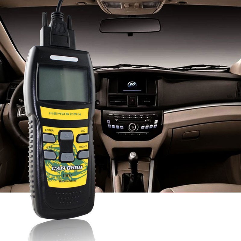 1PC OBD2 Memoscan U581 Scanner Live Data U581 Code Reader OBD2 OBD II Diagnostic Scan Tool
