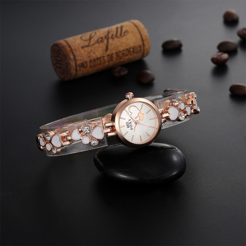 New Women Fashion Quartz Watch Full Steel Bracelet Watches