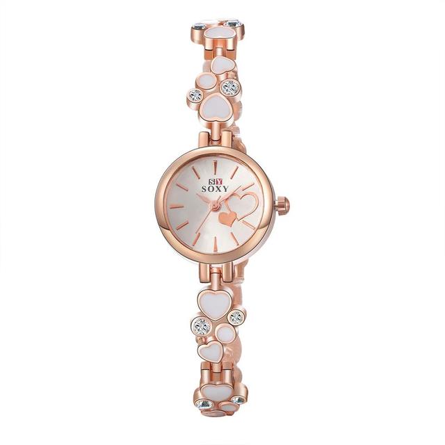 New Women Fashion Quartz Watch Full Steel Bracelet Watches