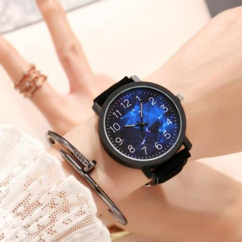 Fashion Wrist Watch  Men Women Quartz Wristwatches For Clock Large Dial