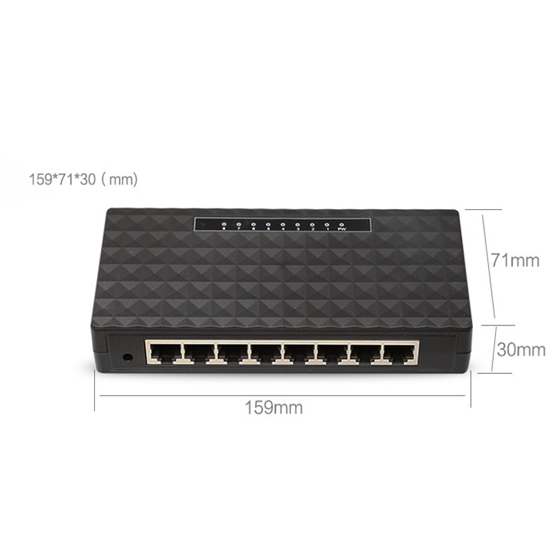 Switch ethernet 8  Port Smart Switcher 10/100/1000Mbps Fast Ethernet Switcher Lan Hub Full/Half duplex Exchange  Gigabit Network
