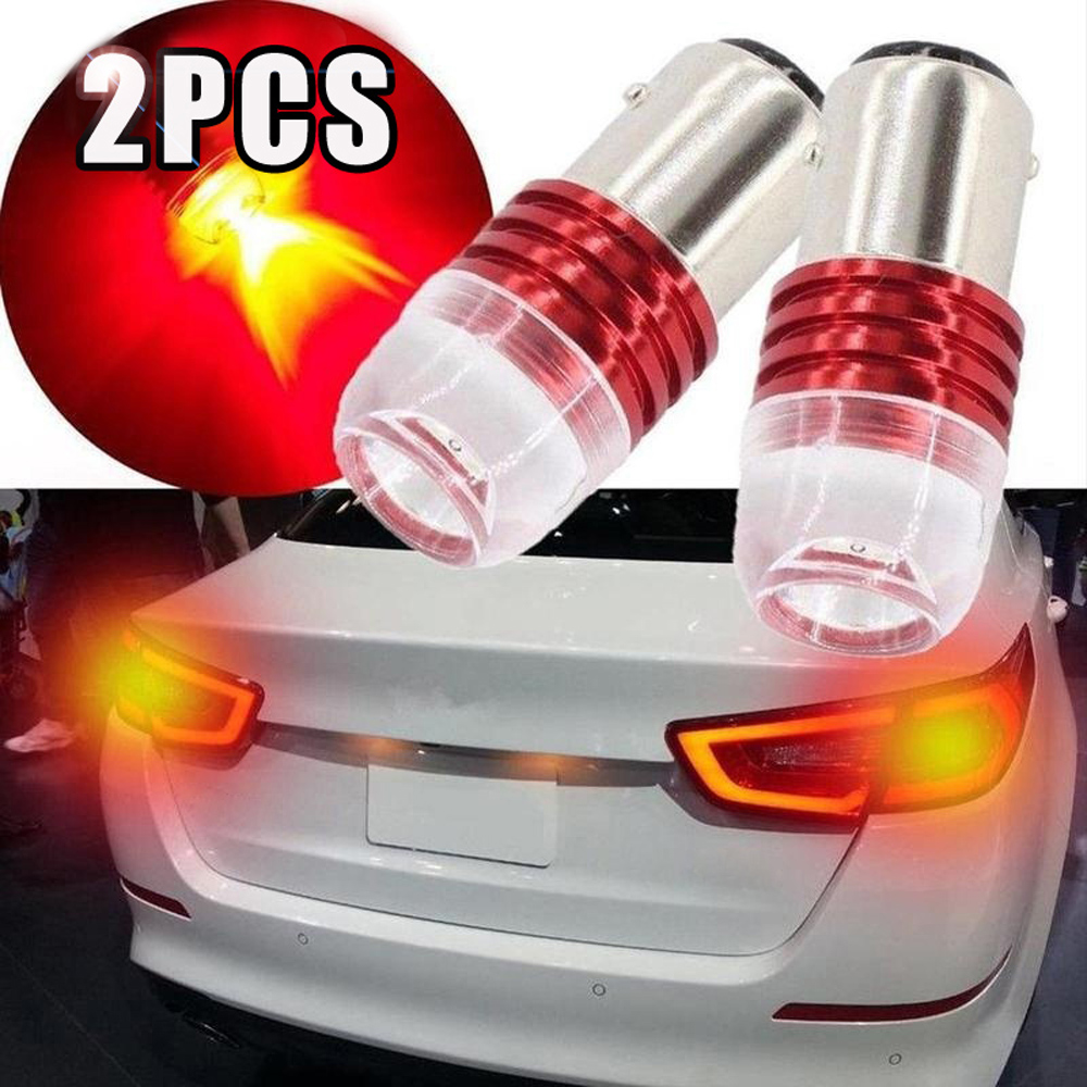 2pc Strobe Flashing 1157 5730 LED Car Tail Brake Light Projector Lamp Bulb car Accessories