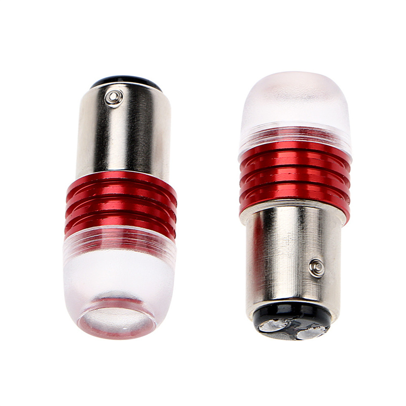 2pc Strobe Flashing 1157 5730 LED Car Tail Brake Light Projector Lamp Bulb car Accessories