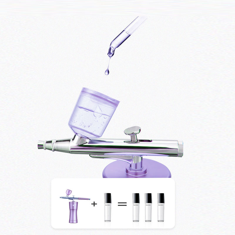 0.3mm Airbrush with Compressor Kit Skin Care Water Oxygen Injection for Paint Spray Gun for Cake Tattoos Make-up Nail Tools Set