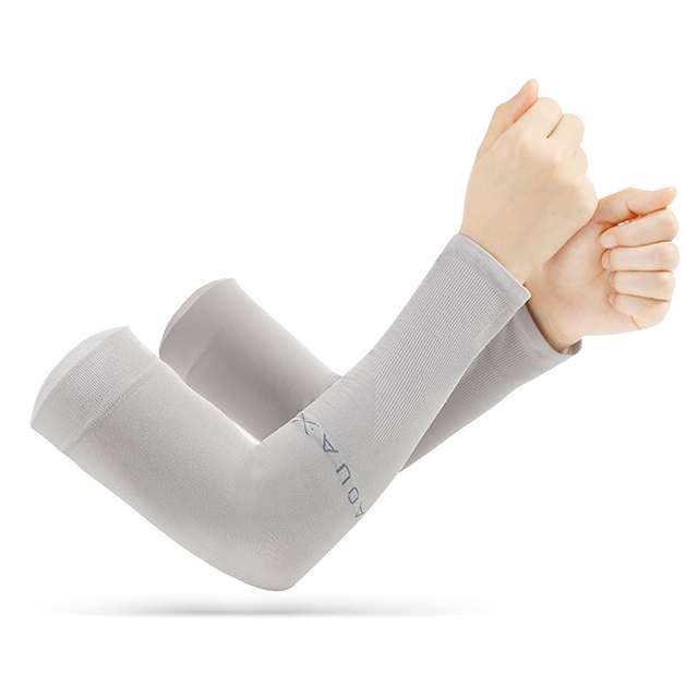 Ice Silk Sleeve Sunscreen Cuff Arm Sleeves Uv Sun Protect Anti-Slip Summer Men Women Gloves Outdoor Riding New