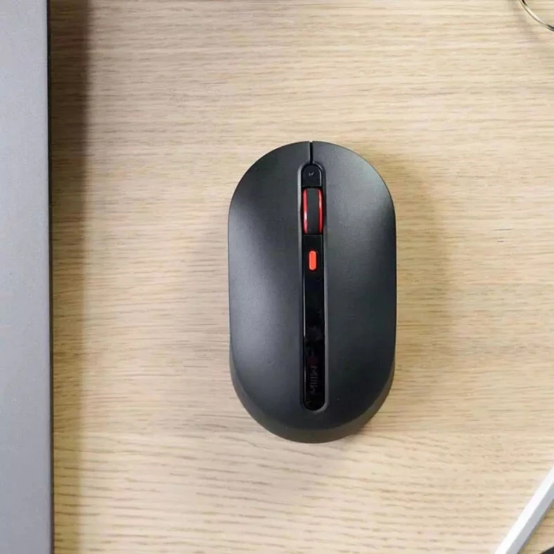Miiiw Wireless Mute Mouse 800/1200/1600DPI Multi-speed DPI Mute Button 2.4GHz Wireless Receiver Silent Mouse