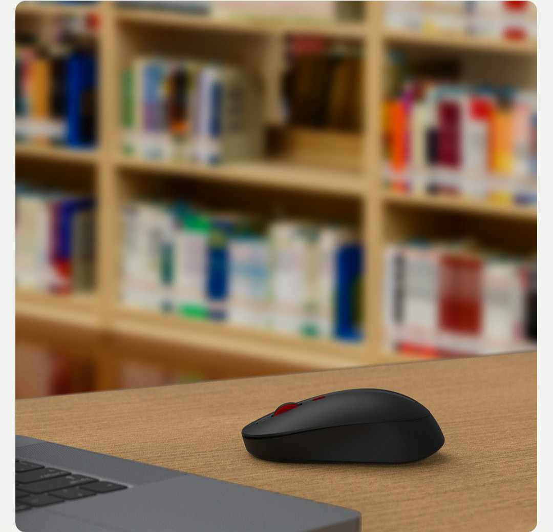 Miiiw Wireless Mute Mouse 800/1200/1600DPI Multi-speed DPI Mute Button 2.4GHz Wireless Receiver Silent Mouse