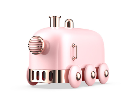 300ml Ultrasonic Humidifier Retro Mini Train USB Aroma Air Diffuser Essential Oil Mist Maker Fogger With Color LED Light