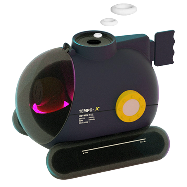 Smoke Puffing Ring Humidifier Tempo-X Office Desktop Toys Creative Gifts Tide Play Air Purifier With Atmosphere Light