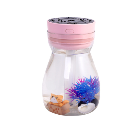 Cute Wishing Bottle Smart Air Humidifier USB Mist Maker Beauty Replenishing Aroma Diffuser Ultra-quiet Operation Fogger