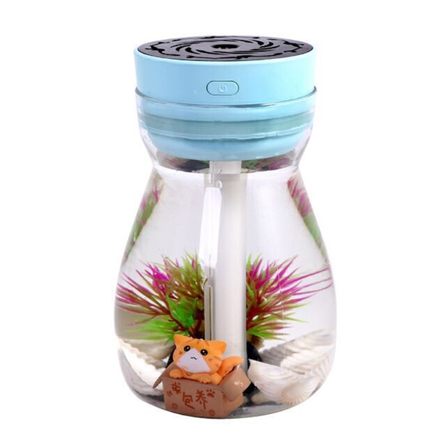 Cute Wishing Bottle Smart Air Humidifier USB Mist Maker Beauty Replenishing Aroma Diffuser Ultra-quiet Operation Fogger