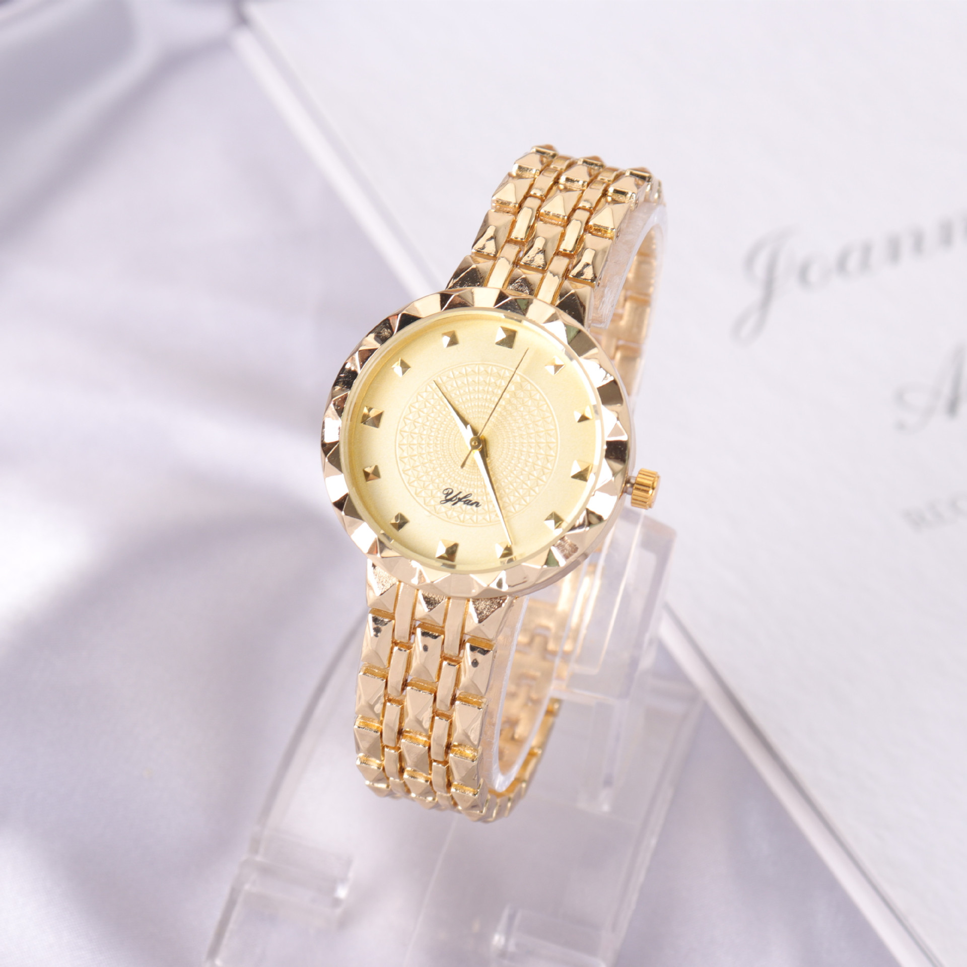 Casual Quartz Stainless Steel Band Marble Watch Ladies Watches Concise Diverse Fashion