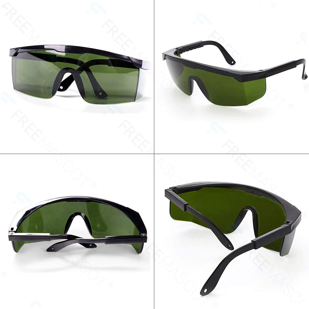 1PC Safety Glasses PC Eyeglass Welding Laser Eyewear Eye Protective Goggles Unisex Black Frame Lightproof Glasses
