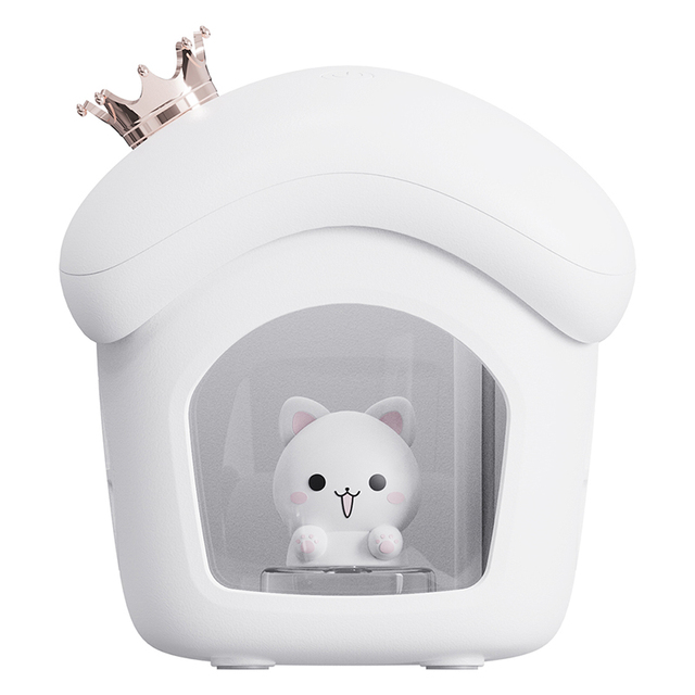 Air Humidifier Wireless Battery 2000mAh Diffuser Ultrasonic Mist Maker Fogger Visible Water Tank Continuous Spray Moisturizer