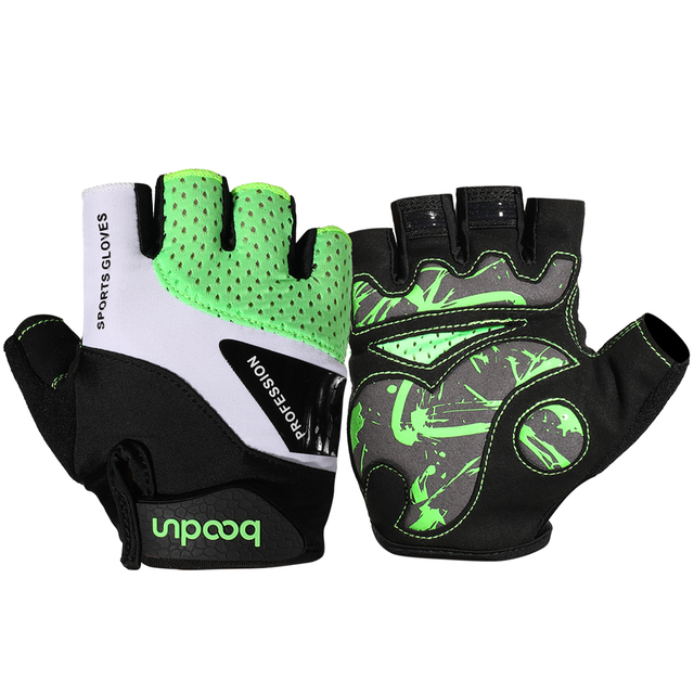 Professional Cycling Half Finger Gloves Men Women Anti-Slip Shock-Absorbing Mountain Bike Gym Fitness Riding Bicycle Accessories
