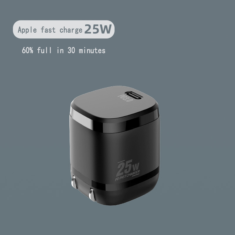 25w Pd fast charger Type C charging head portable EU,plug adapter for Samsung iPhone and other mobile phones