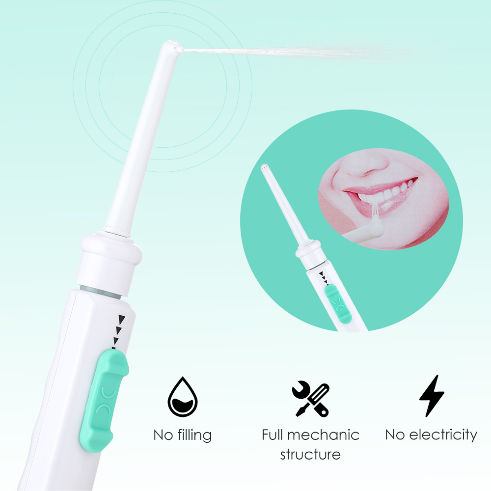 Powerful Dental Water Jet Dental Flosser Faucet Oral Irrigator Water Pick Mouthwasher Pressure Mouth Cleaner Shower for Home