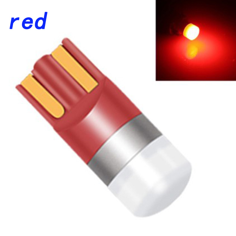 2PCS T10 W5W Led 3030 1SMD Wedge Bulb Auto Dome Reading Car Light Sidemarker Sidelight Parking Lights Highlight Width Lamp Bulbs