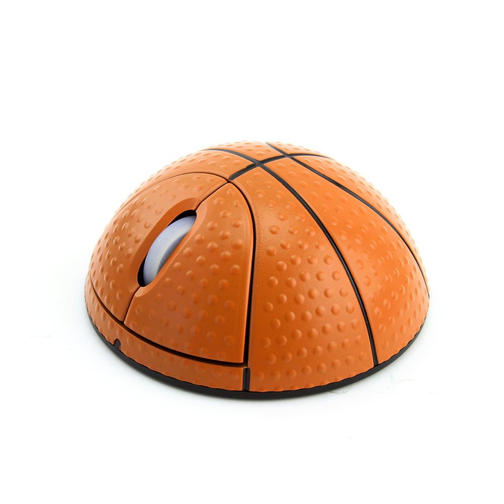 Wireless Mouse Basketball Shaped Optical Computer USB Mause 1600 DPI Portable Mini 3D Mice With Mouse Pad For PC Laptop