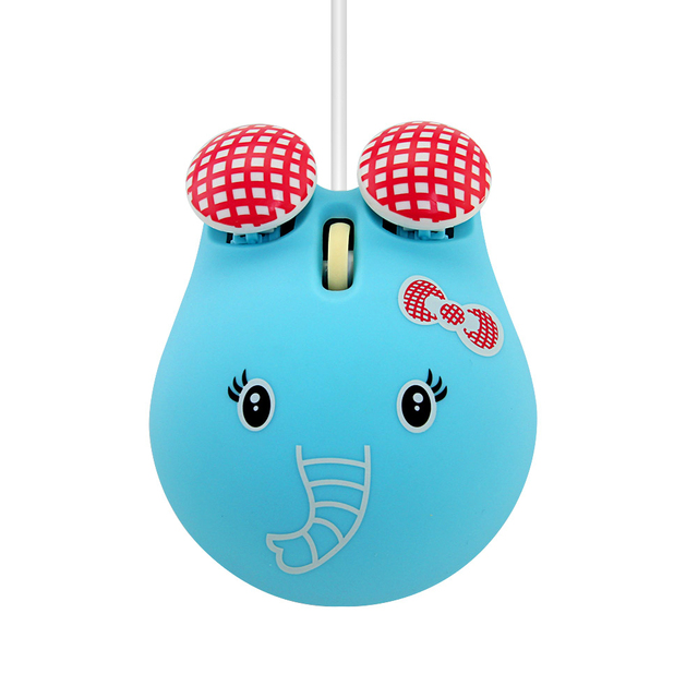 Cute Computer Mouse 3d Animal Shape Wired Usb Optical Mause 1600 DPI Cartoon Tiger Lovely Mice For Kids Gift For Laptop