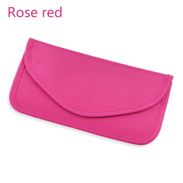 Colorful Faraday Cage Fob Pouch Keyless RFID Blocking Bag for Car Key Signal Blocker Case Automobiles Interior Accessories