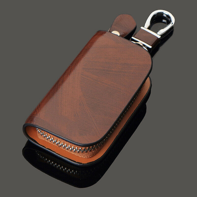 Other Men's Bags  Brand New Smart Car Key Case Remote Leather Housing Anti Scratch Cover Protector Zipper Universal Car Interior Accessories